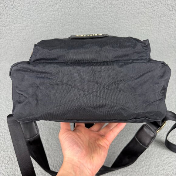Marc Jacobs Bag Womens Black Varsity Backpack Nylon Book Travel Small Medium 1 - Picture 6 of 12
